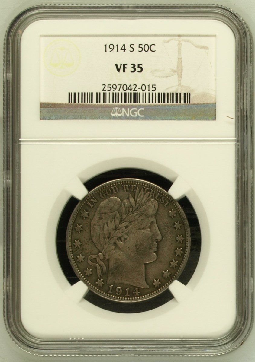 1914 S 50C MS | Coin Explorer | NGC