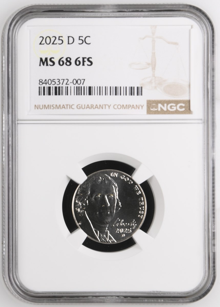 2025 D 5C MS | Coin Explorer | NGC