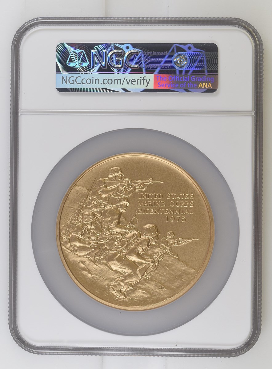 1975-DATED BRONZE MARINE CORPS BICENTENNIAL 76mm M | Coin Explorer