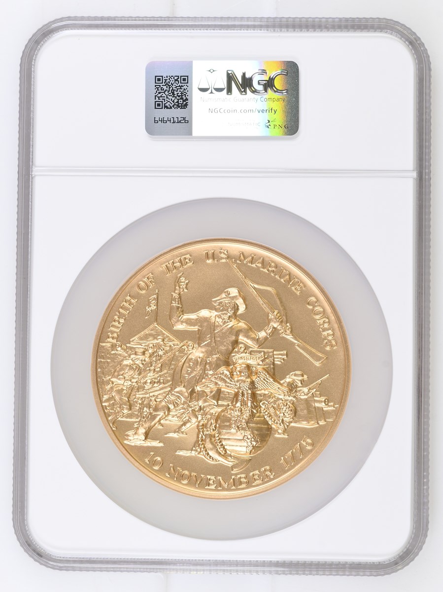 1975-DATED BRONZE MARINE CORPS BICENTENNIAL 76mm M | Coin Explorer