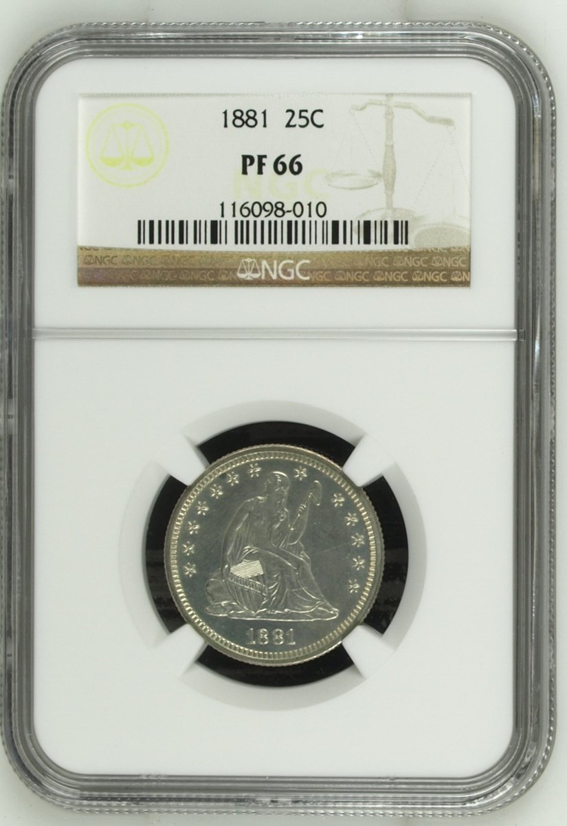 1881 25C PF | Coin Explorer | NGC