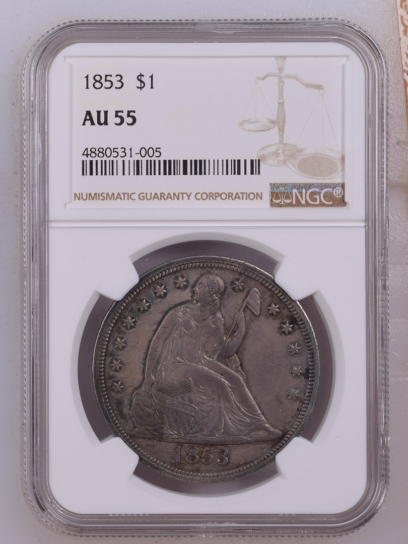 1853 $1 MS | Coin Explorer | NGC