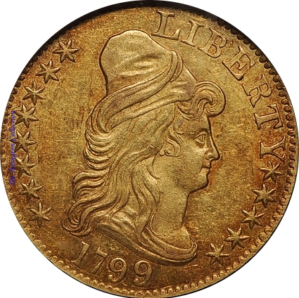 1799 $5 MS | Coin Explorer | NGC
