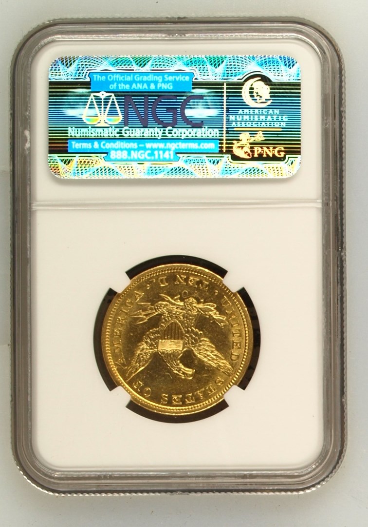 1854 O LARGE DATE $10 MS | Coin Explorer | NGC