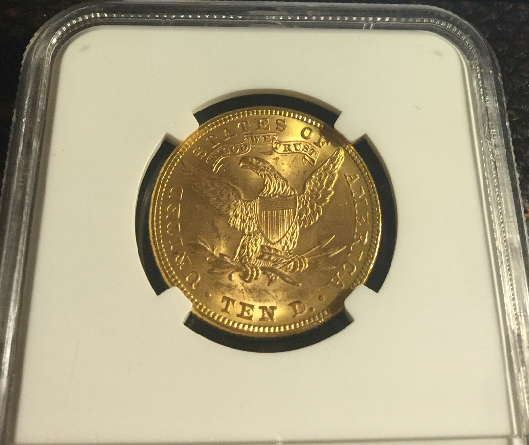 1882 $10 MS | Coin Explorer | NGC