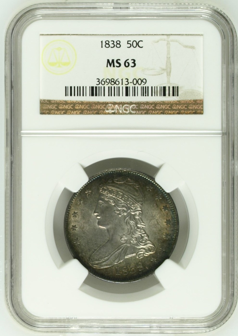 1838 50C MS | Coin Explorer | NGC
