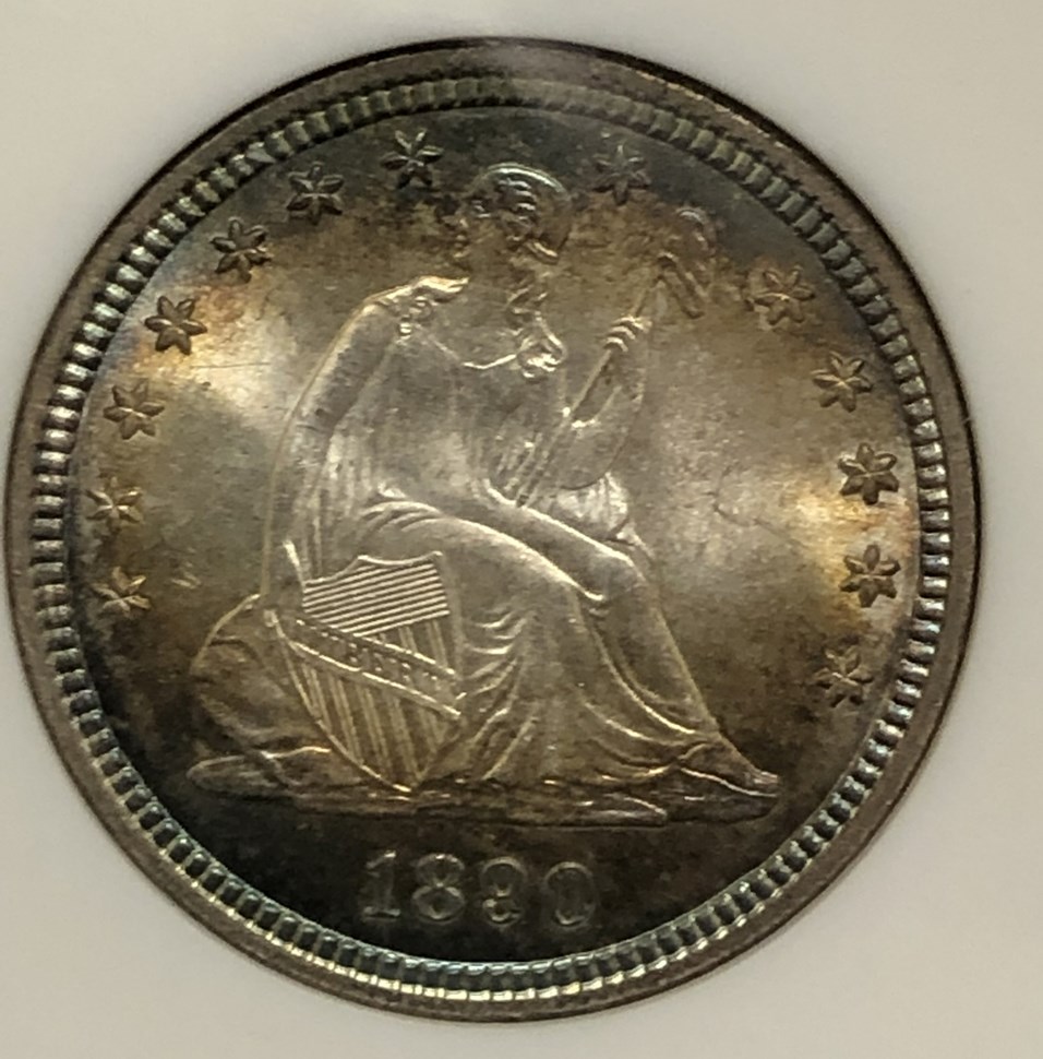 1890 25C MS | Coin Explorer | NGC