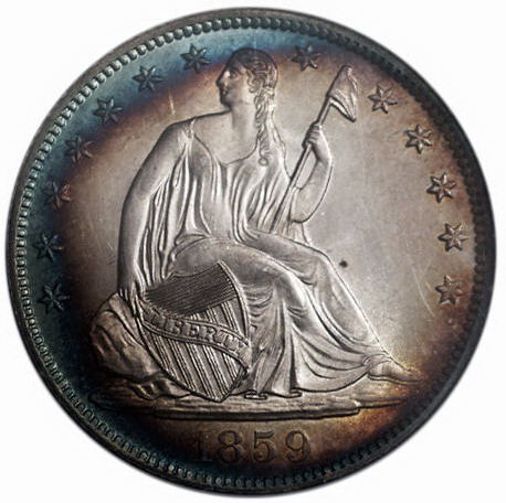 1859 O 50C MS | Coin Explorer | NGC