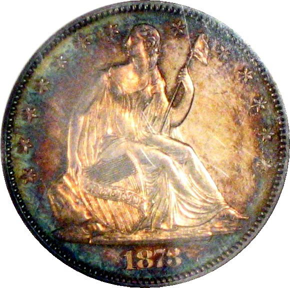 1873 CL 3 NO ARROWS 50C MS | Coin Explorer | NGC