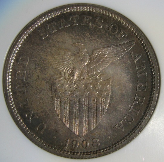 1908 USA-PHIL PESO PF | Coin Explorer | NGC