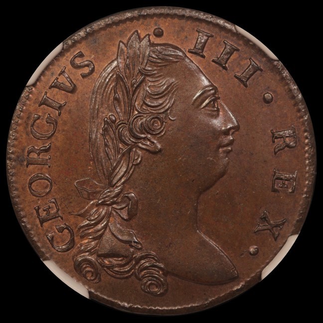 1782 Ireland ½ Penny Coin Details - A desire for base coinage: An