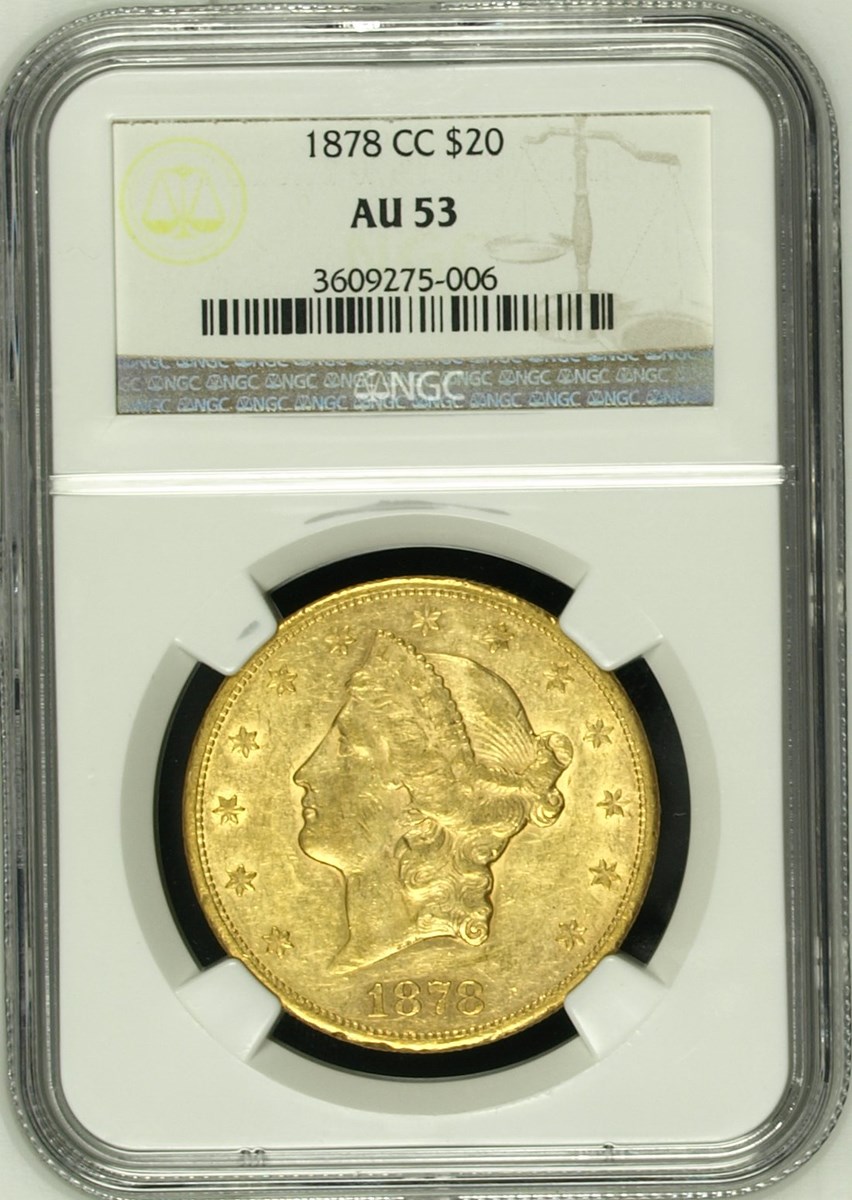 1878 CC $20 MS | Coin Explorer | NGC