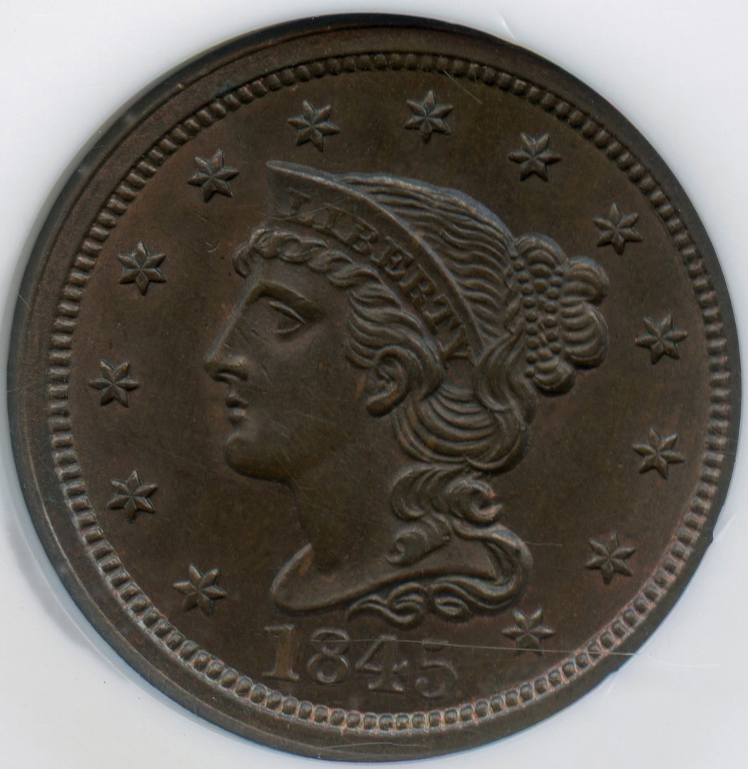 1845 1C MS | Coin Explorer | NGC
