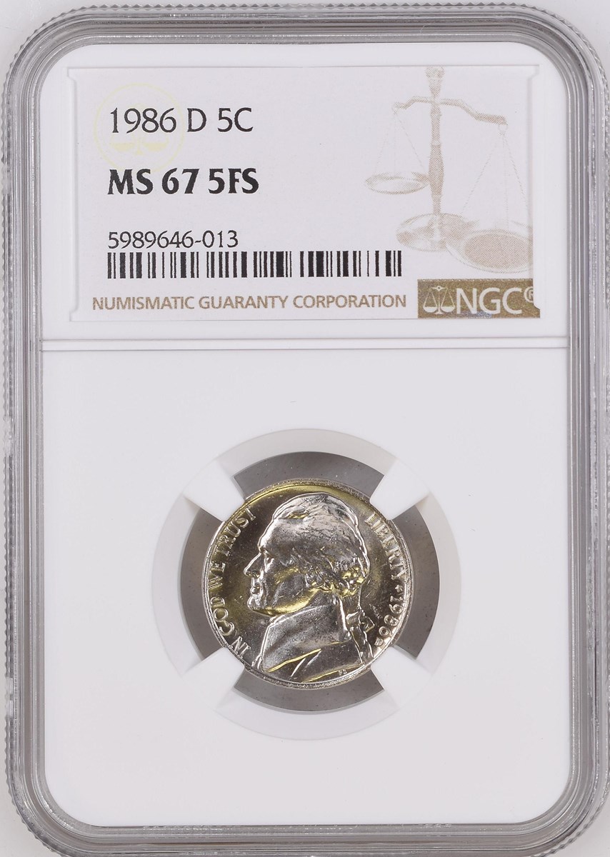 1986 D 5C MS | Coin Explorer | NGC