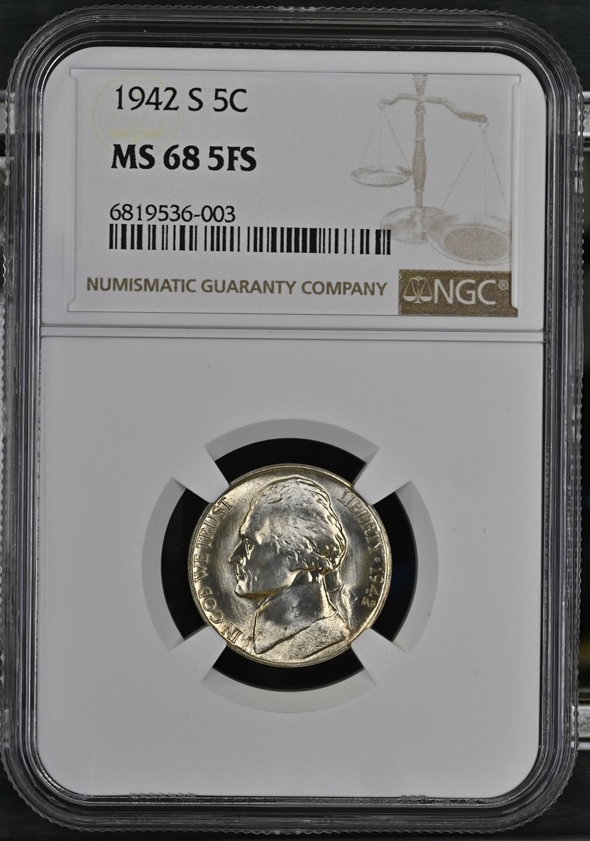 コレクション U.S. 1942 S Anomalous 1942-S Jefferson 5¢ mystifies marketplace