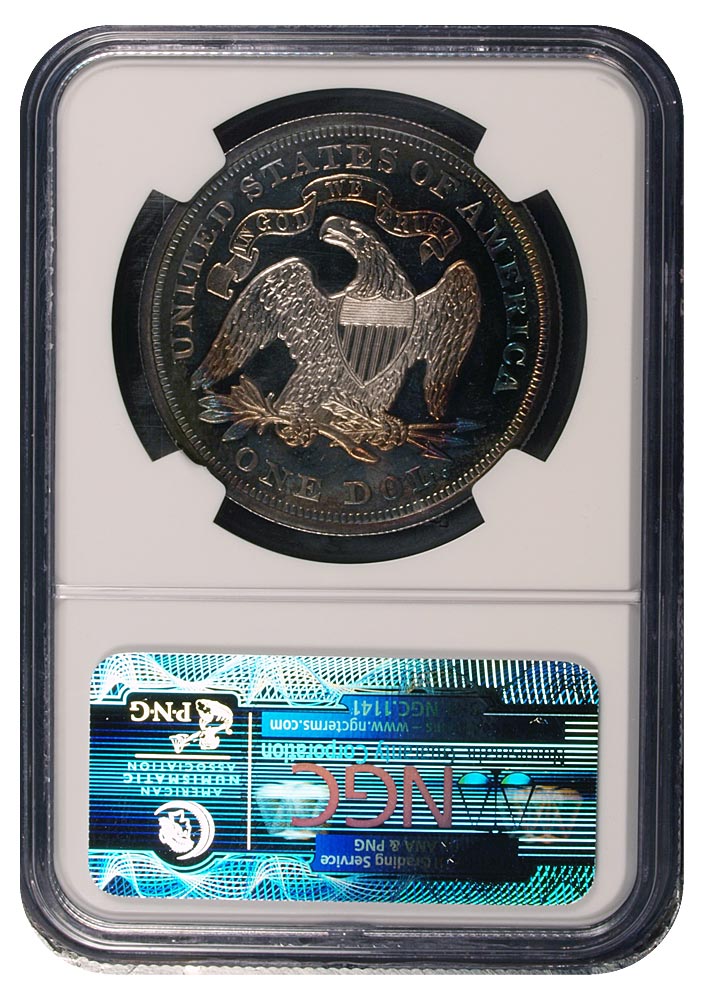 F*8様 〔⭐︎希少⭐︎〕【真金霊神チタン十寶祓＋マズプラズマ】+クリスタル台座 1867 $1 PF | Coin Explorer | NGC