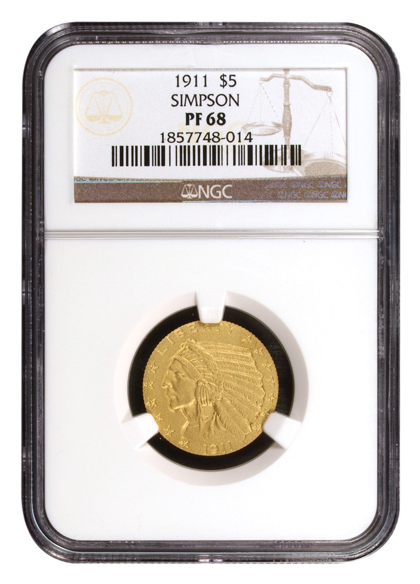 金塊 ゴールド 14金 約4.36g 金塊 ゴールド 14金 約4.36g 1911 PF | Coin Explorer | NGC