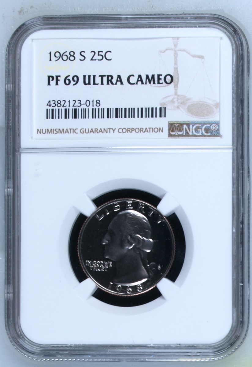 1968-S PCGS PR68 25C 硬貨 1968-S PCGS PR68 25C 硬貨 1968 - Coins from this year - Rare coins
