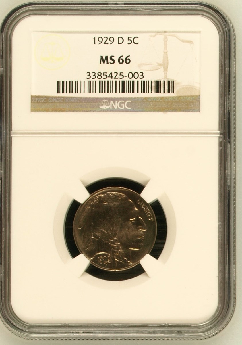 1929 D 5C MS | Coin Explorer | NGC