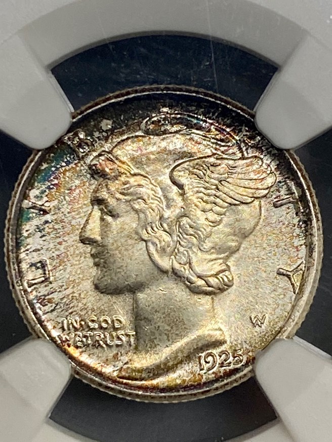 1925 10C MS | Coin Explorer | NGC