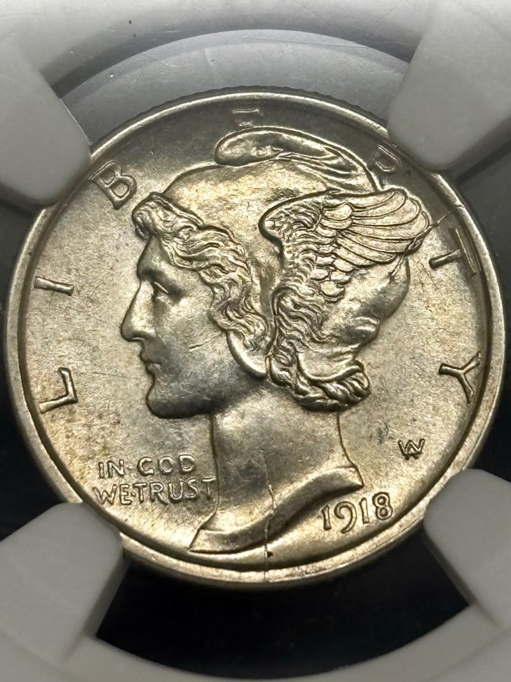 1ダイム　マーキュリーダイム　1918　s 　1DIME 1918 D 10C MS | Coin Explorer | NGC