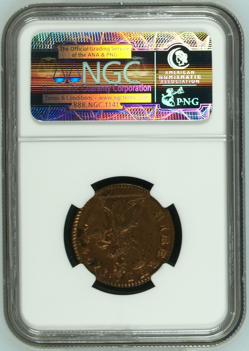 1724 HIBERNIA S-6601 1/2P MS | Coin Explorer | NGC