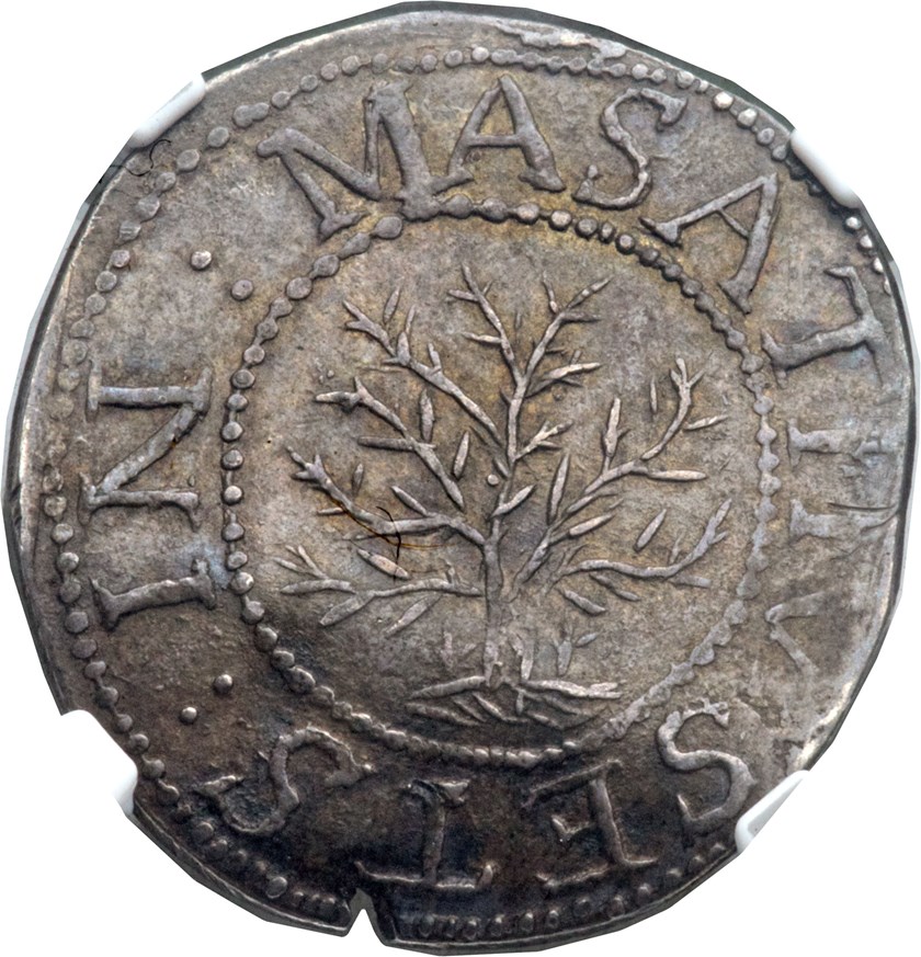 AH1225//5 1843年オスマントルコ帝国 1/4MA PCGS MS62 1652 'ANDO' OAK TREE MASSACHUSETTS 1S MS | Coin Explorer | NGC