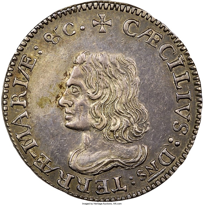 c.1659 LORD BALTIMORE MARYLAND 6P MS | Coin Explorer | NGC