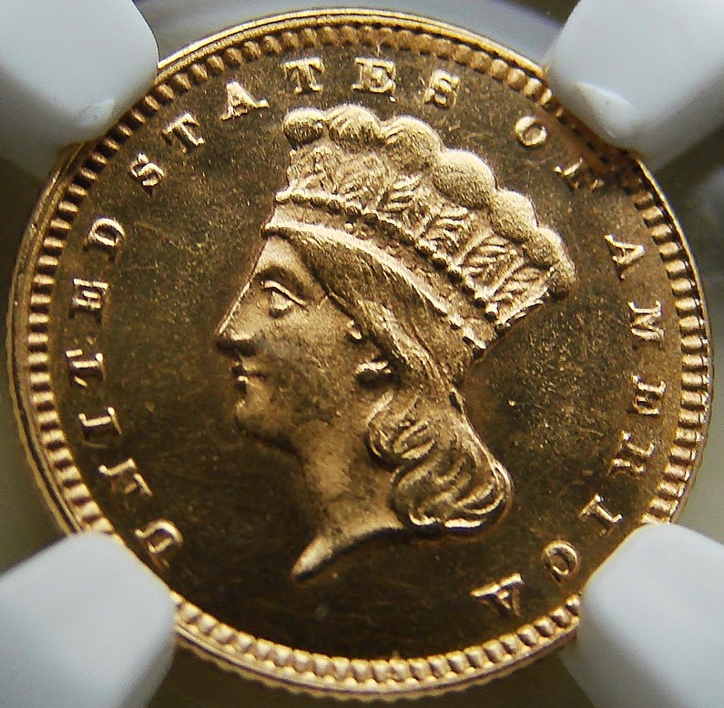1876 G$1 MS | Coin Explorer | NGC