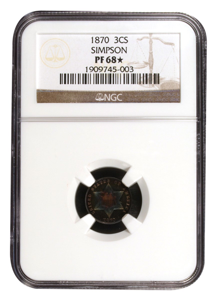 1870 3CS PF | Coin Explorer | NGC