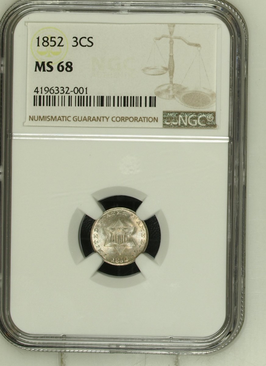 1852 3CS MS | Coin Explorer | NGC
