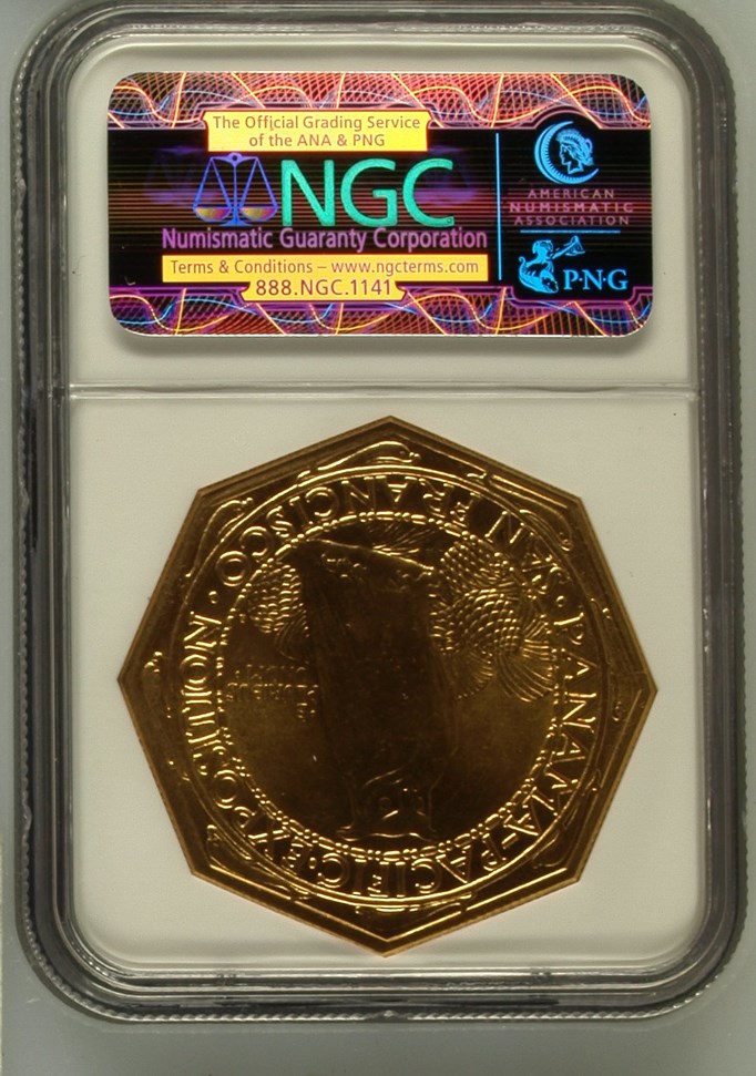 1915 S OCTAGONAL PANAMA-PACIFIC $50 MS | Coin Explorer | NGC