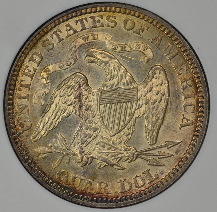 1870 25C MS | Coin Explorer | NGC