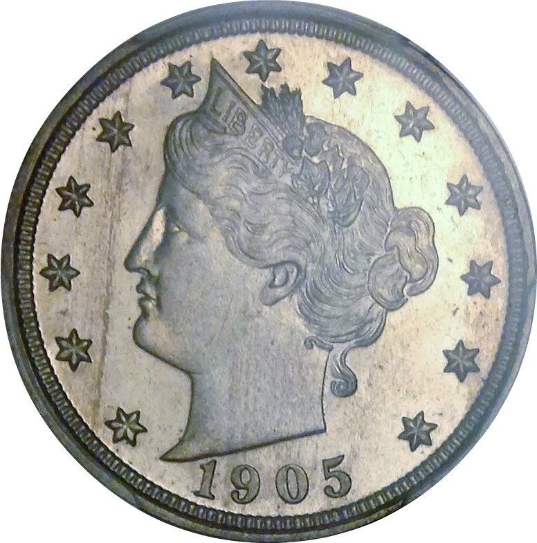 ※ビビーズプリメインアンプ シルバー 1905 Liberty V Nickel MS/PF-64 Set Coin Details - The J. Perry