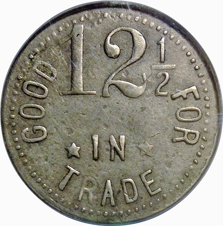 TOKEN: 1890 12.5C (Denver, Colorado) Dan Cronin & Company (Nickel