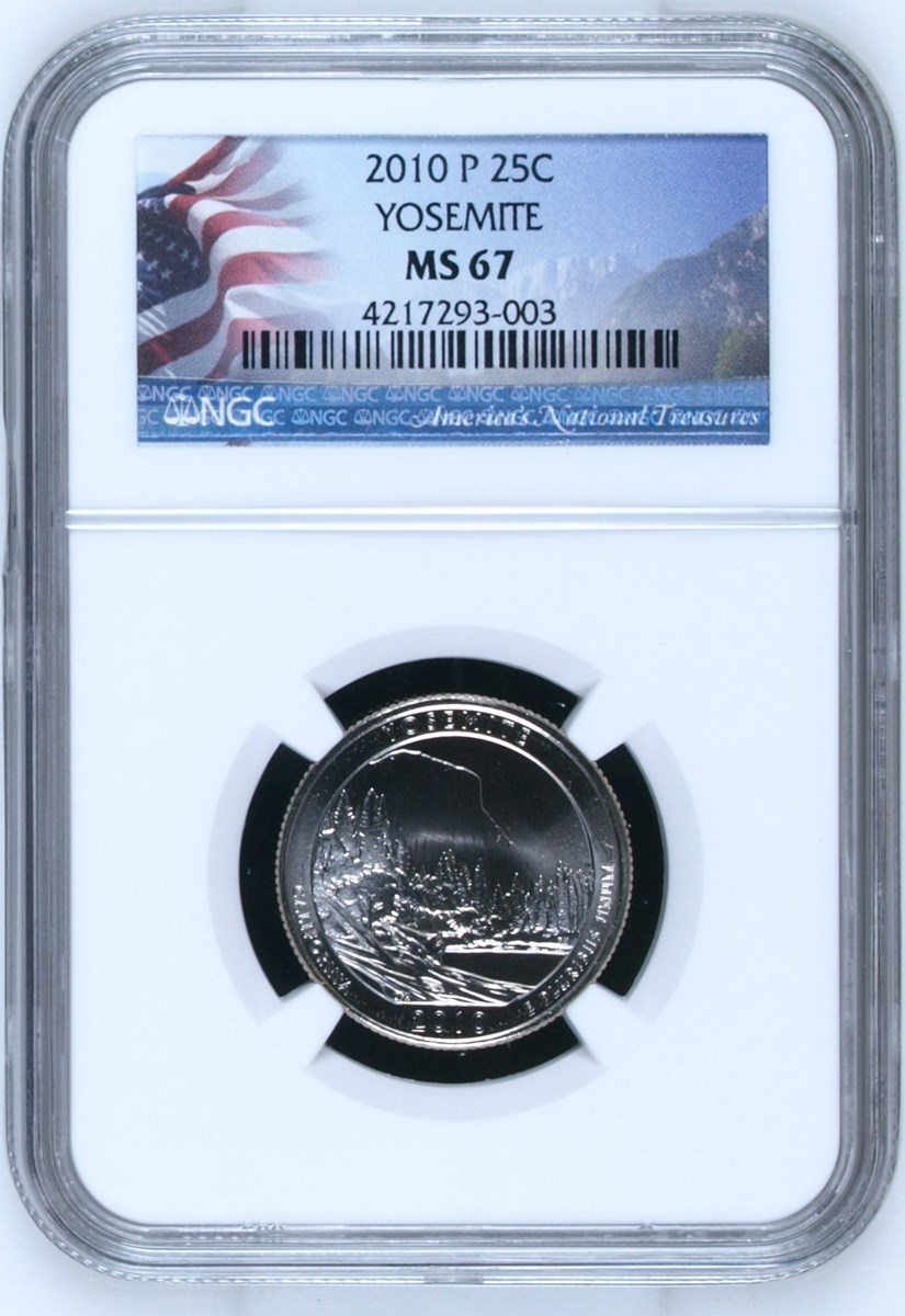 2010 P YOSEMITE 25C MS | Coin Explorer | NGC