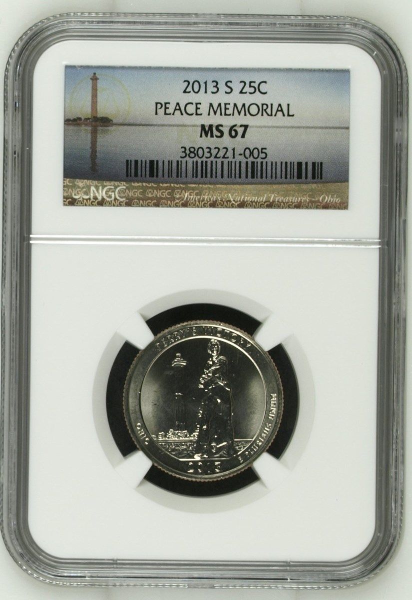 2013 S PEACE MEMORIAL 25C MS | Coin Explorer | NGC