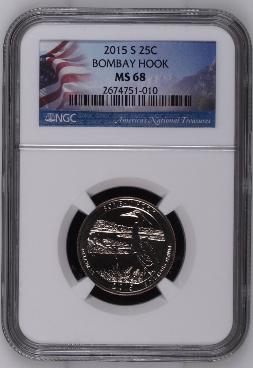 2015年 BOMBEYHOOK 25C NGCPF70 4259172-031 2015 P Bombay Hook NP Quarter 25c NGC MS67 First Releases CB1-3 | eBay