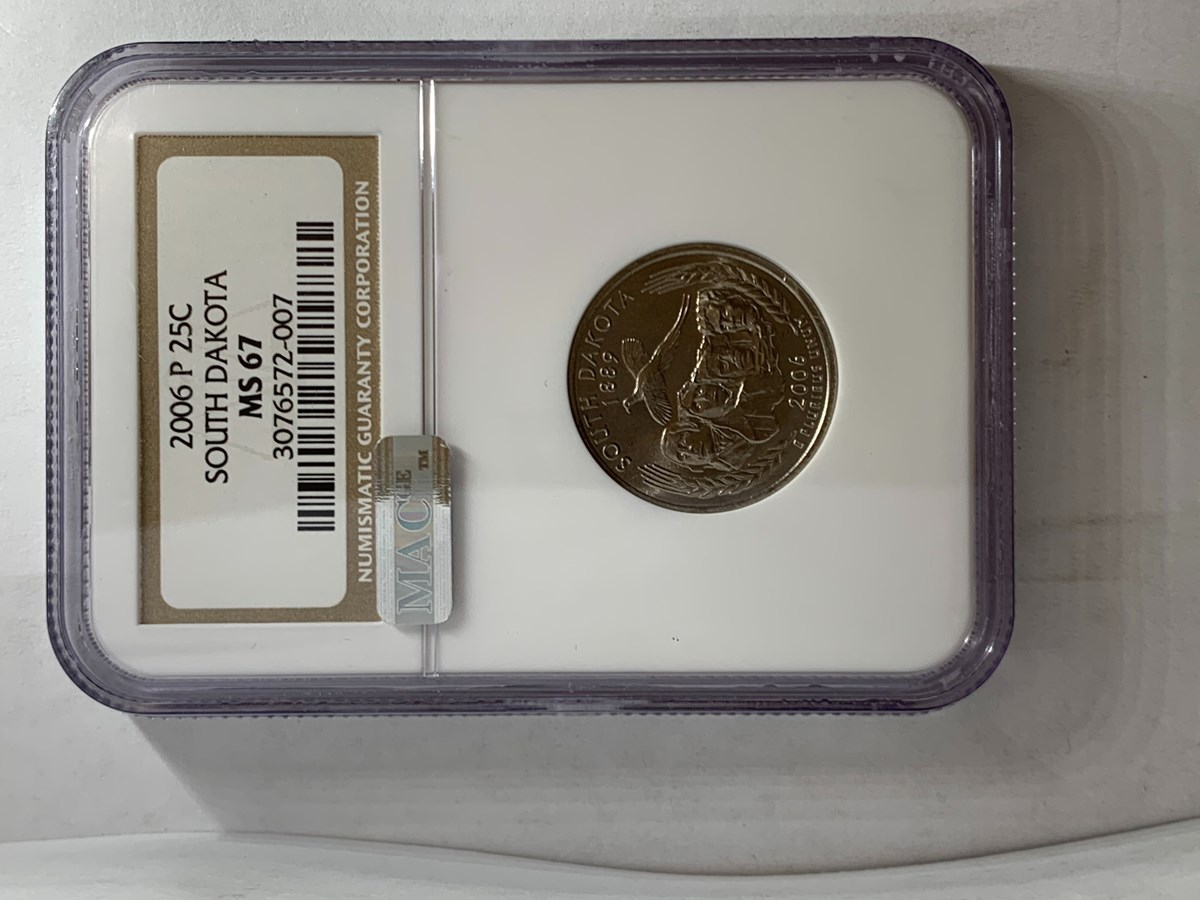 2006 P SOUTH DAKOTA 25C MS | Coin Explorer | NGC
