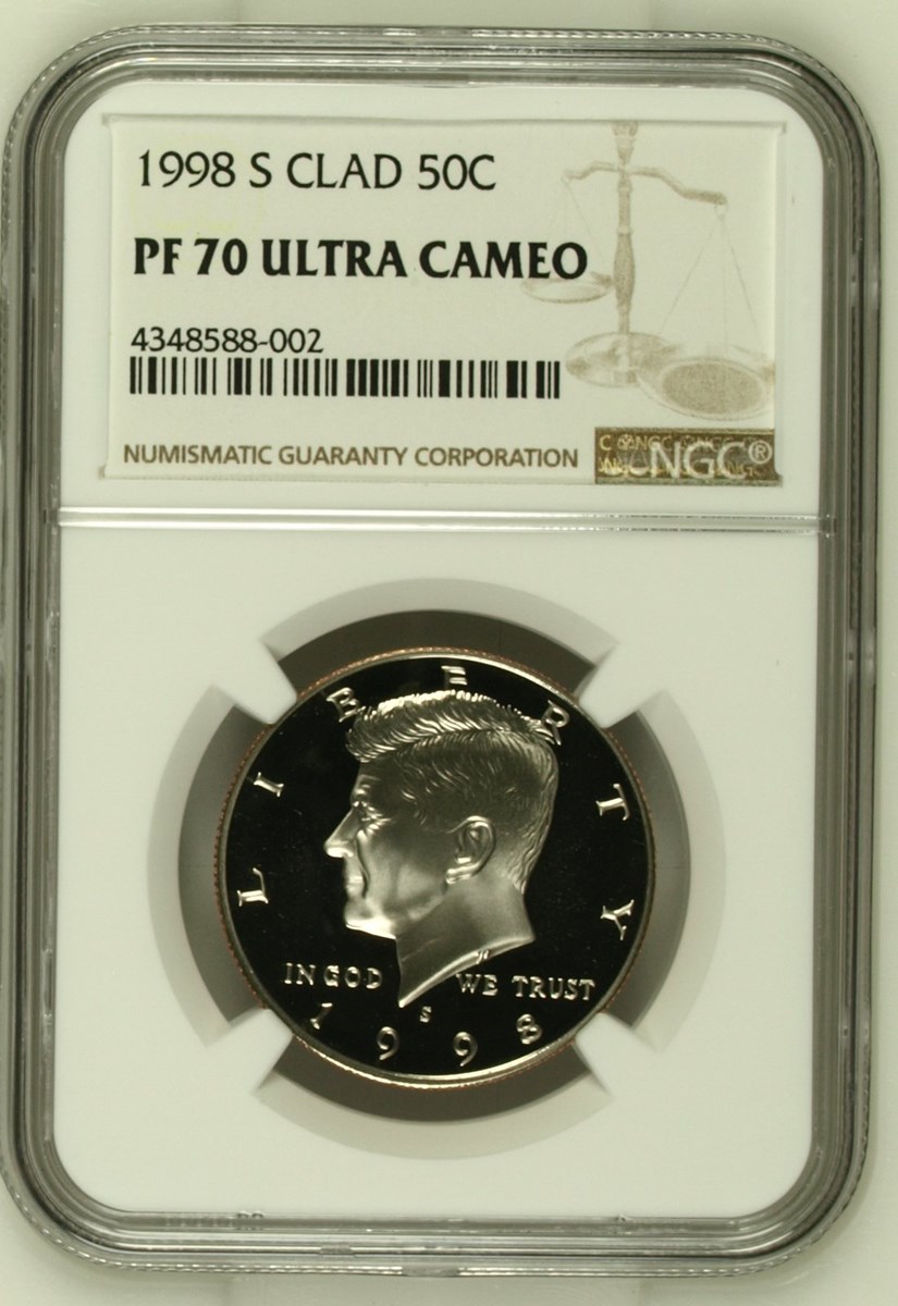 1998 S CLAD 50C PF | Coin Explorer | NGC