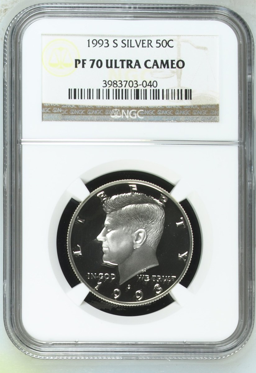 1993 S SILVER 50C PF | Coin Explorer | NGC