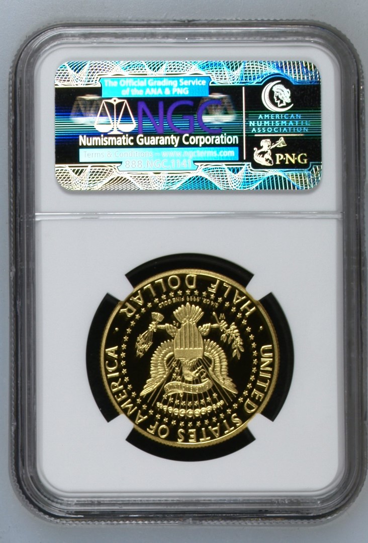 1964-2014 W GOLD HIGH RELIEF 50C PF | Coin Explorer | NGC