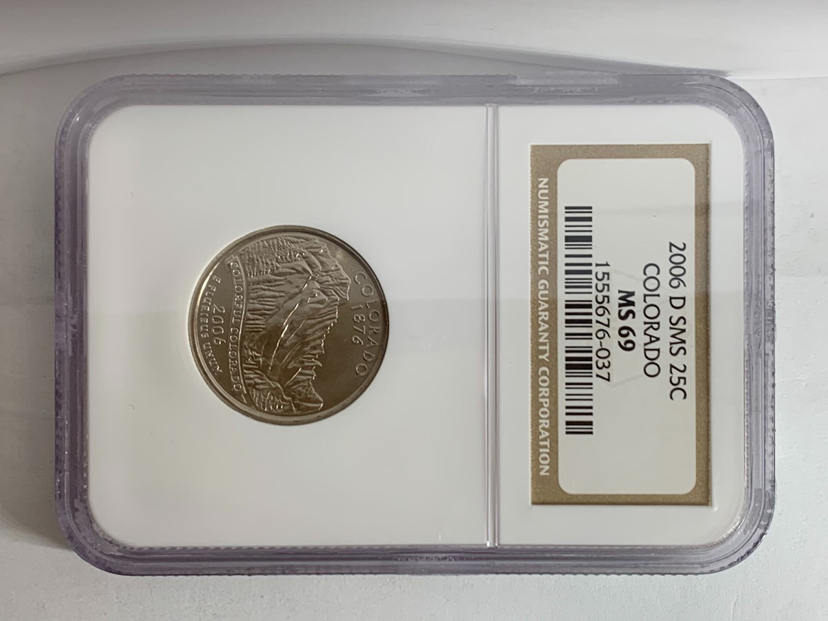 2006 D SMS COLORADO 25C MS | Coin Explorer | NGC