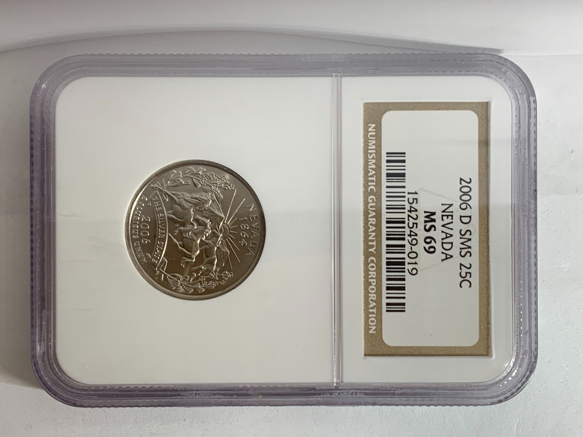 2006 D SMS NEVADA 25C MS | Coin Explorer | NGC