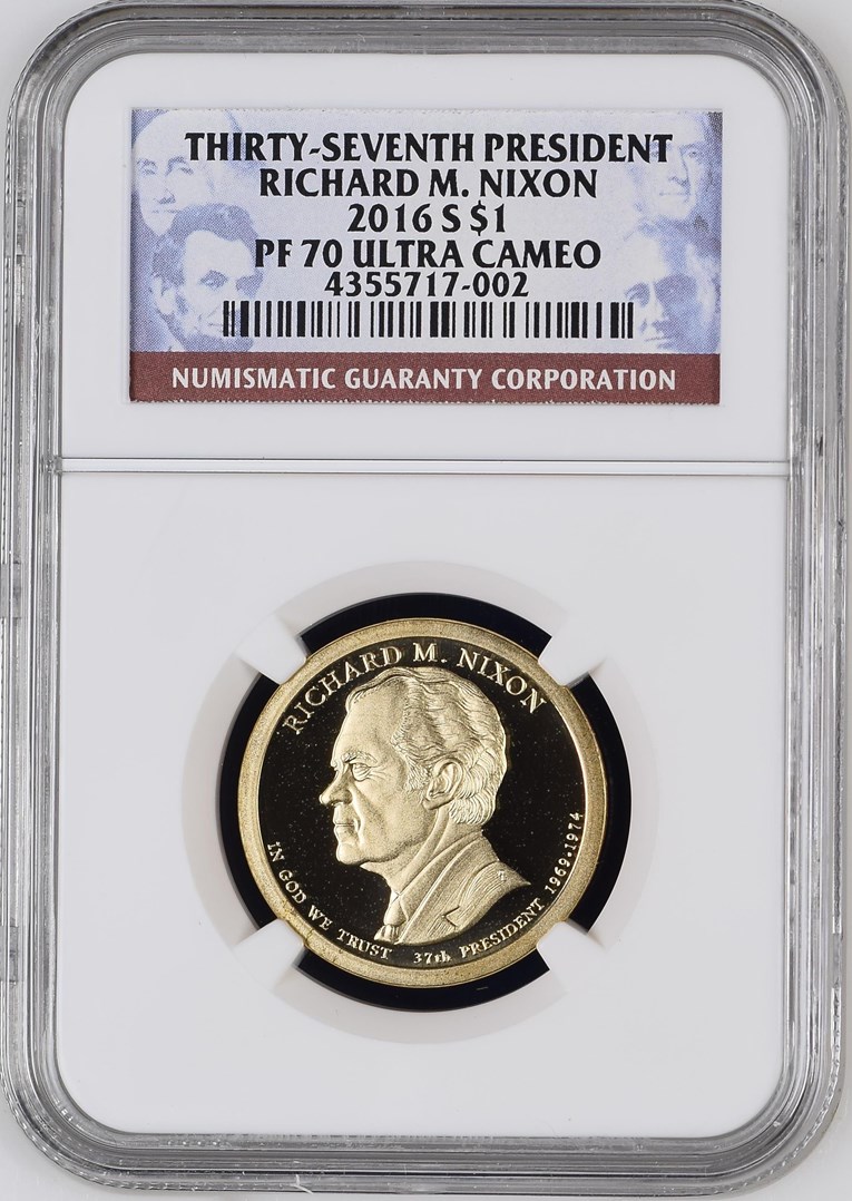2016 S RICHARD M. NIXON $1 PF | Coin Explorer | NGC