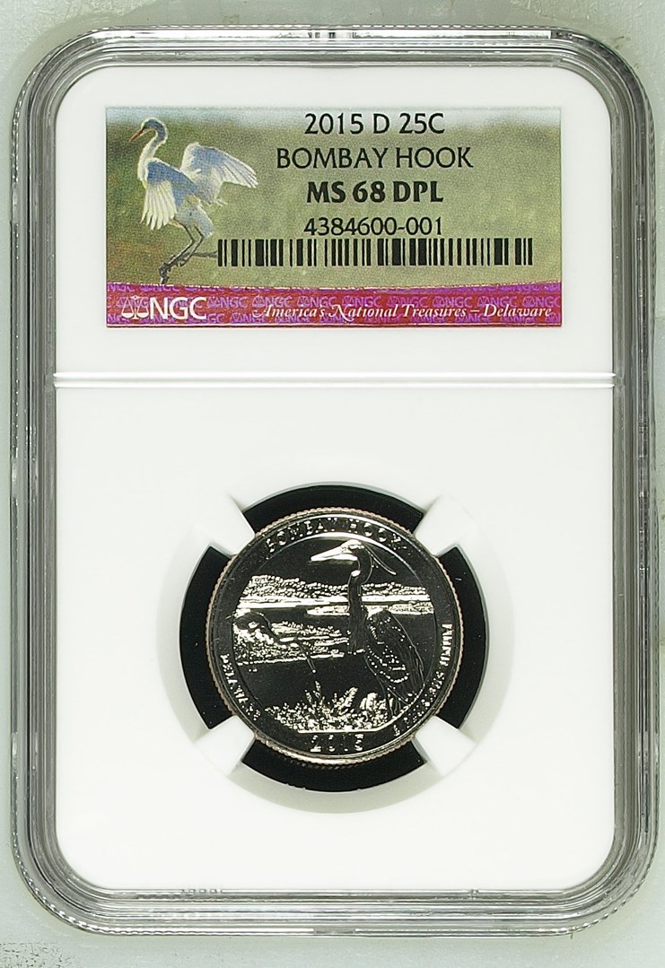 2015 D BOMBAY HOOK 25C MS | Coin Explorer | NGC