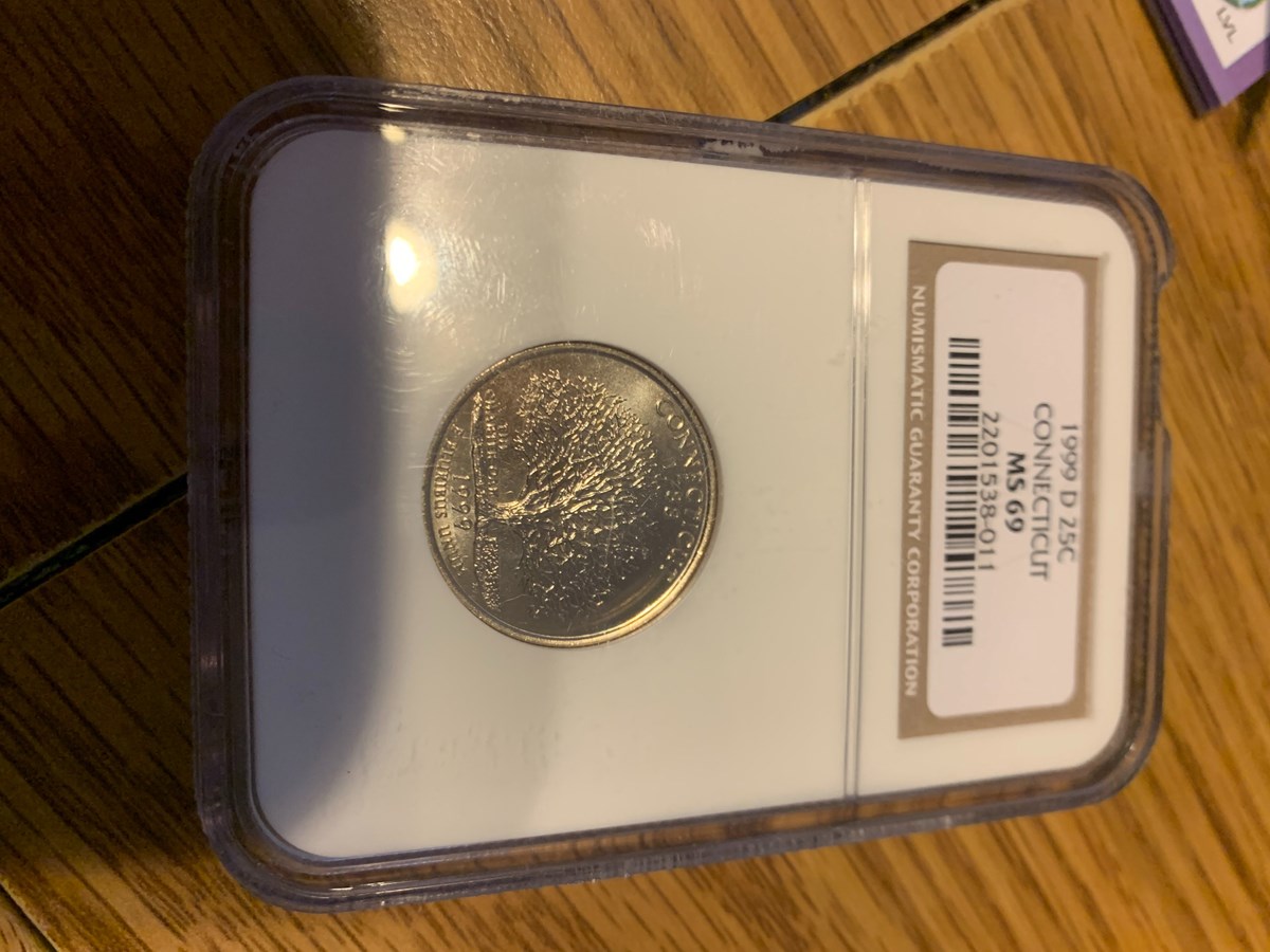 1999 D CONNECTICUT 25C MS | Coin Explorer | NGC