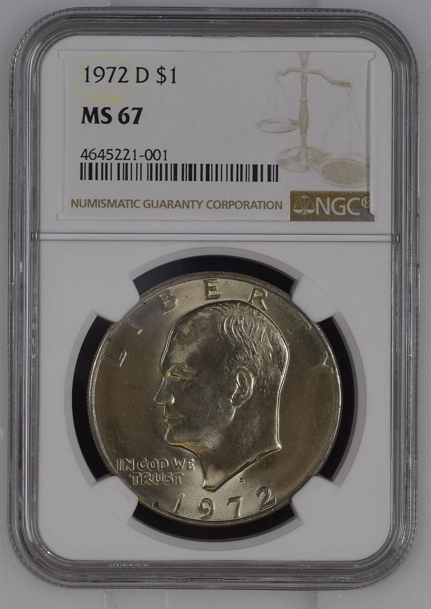 1972 D $1 MS | Coin Explorer | NGC