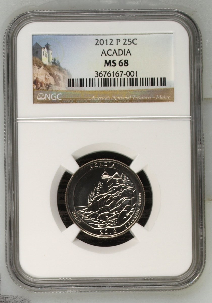 2012 P ACADIA 25C MS | Coin Explorer | NGC