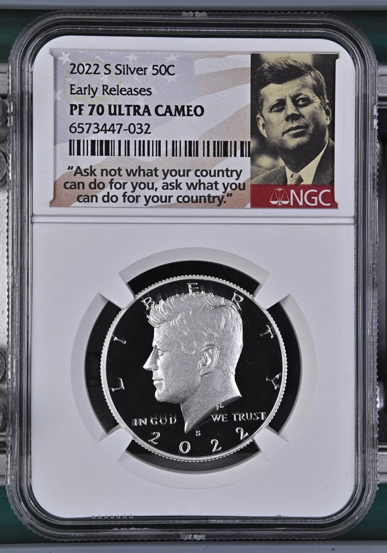 2022 S Silver 50C PF | Coin Explorer | NGC